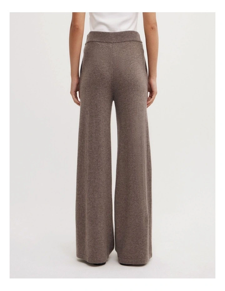 Cashmere Pants in Dark Truffle Marle image 5