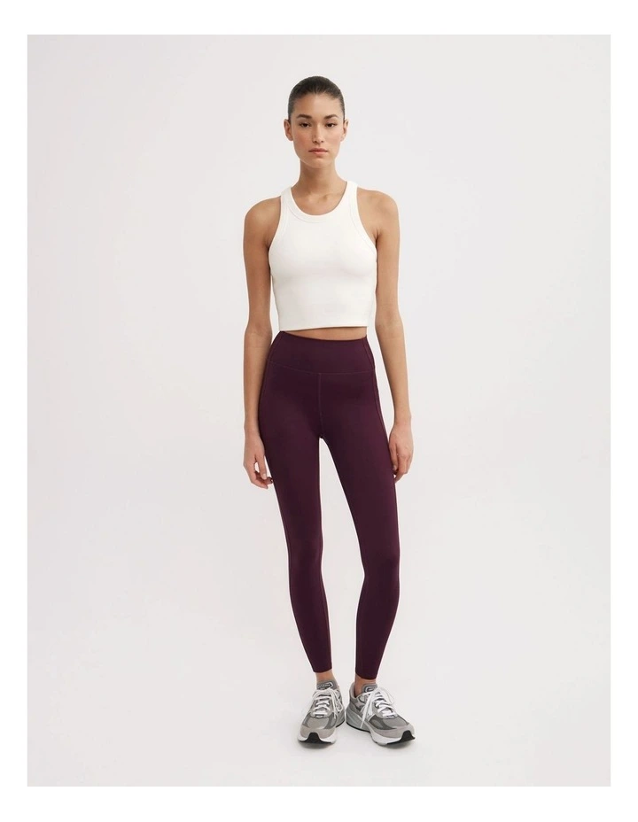 Leggings in Aubergine image 1