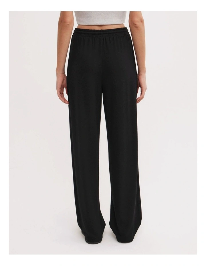 Jersey Lounge Pants in Black image 2