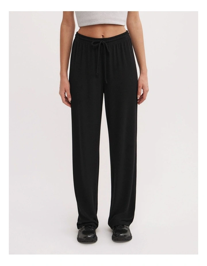Jersey Lounge Pants in Black image 5