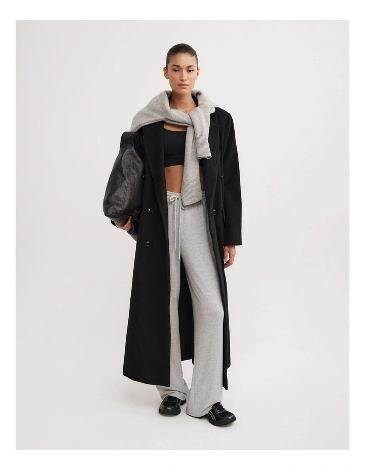 Jersey Lounge Pants in Light Grey Marle image 3