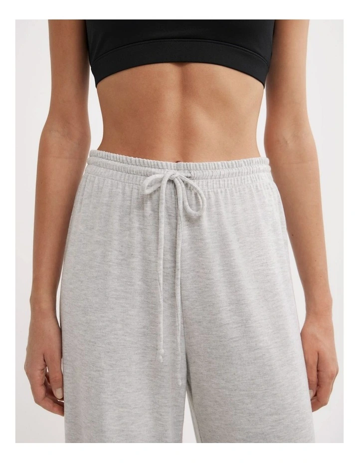 Jersey Lounge Pants in Light Grey Marle image 4