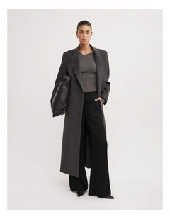 Fine Waistband Pant in Black