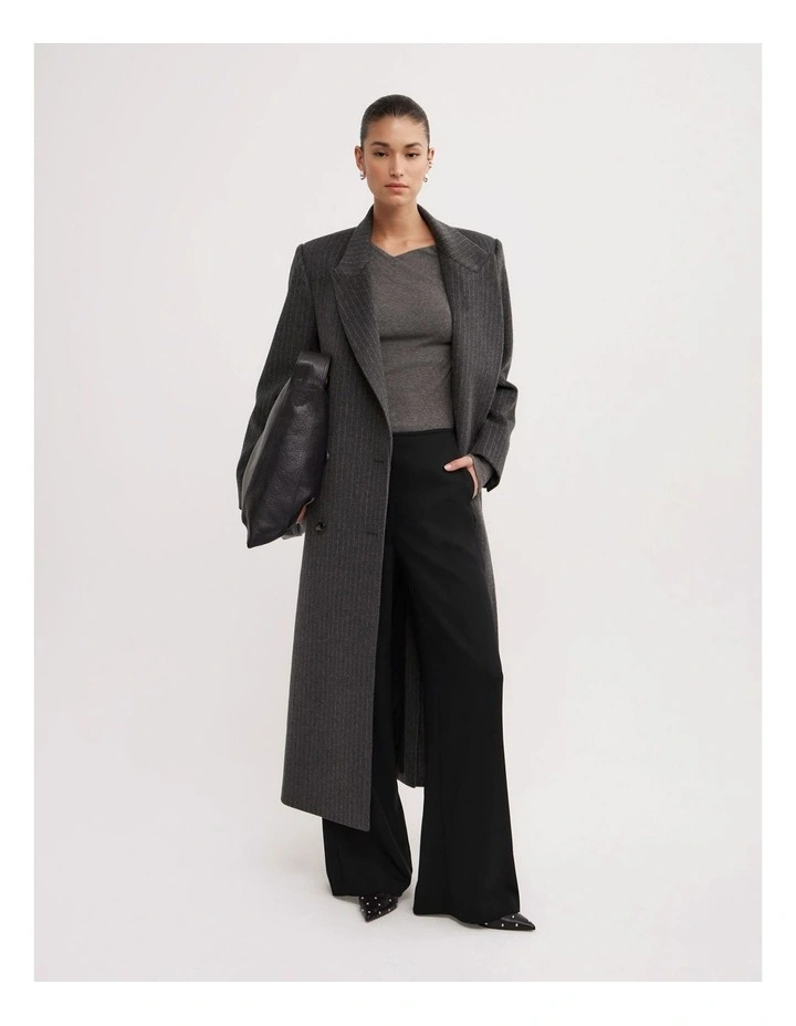 Fine Waistband Pant in Black image 1