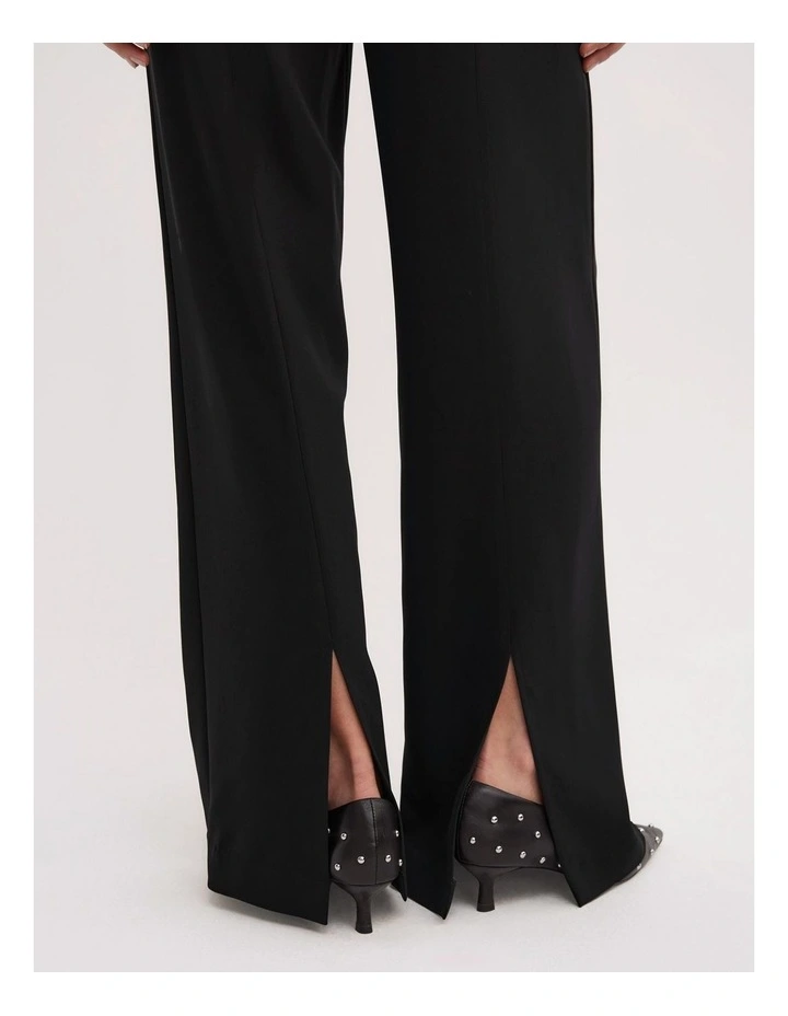 Fine Waistband Pant in Black image 5