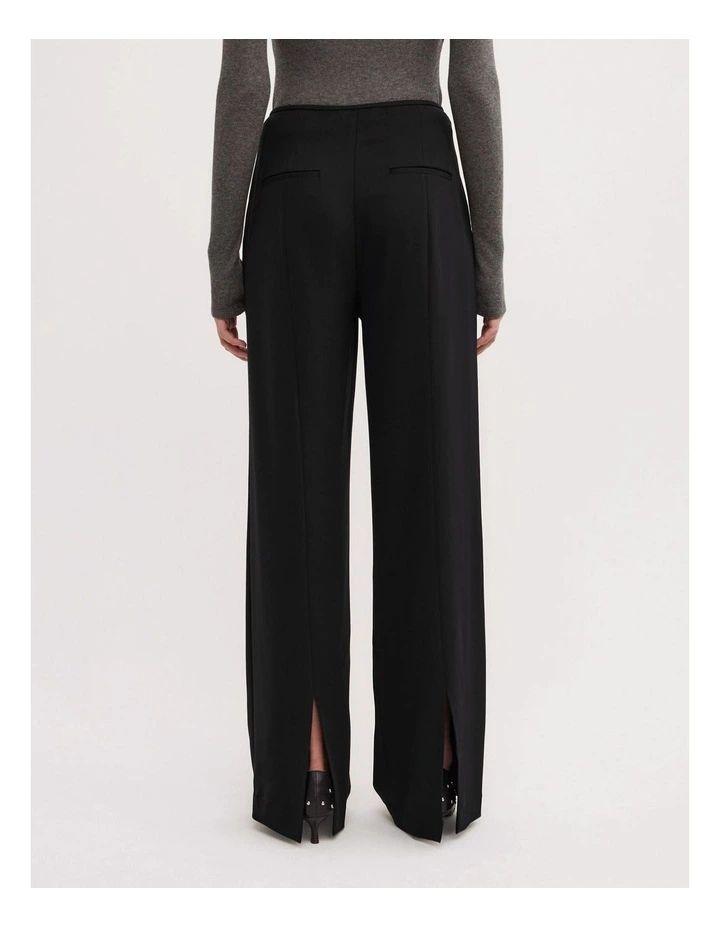 Fine Waistband Pant in Black image 6