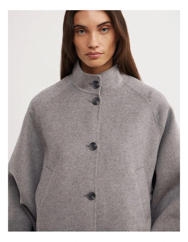 Double Faced Funnel in Light Grey Marle image 3