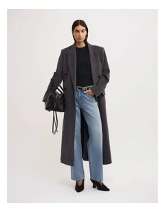 Mid Rise Straight Jeans in Vibrant Indigo Wash