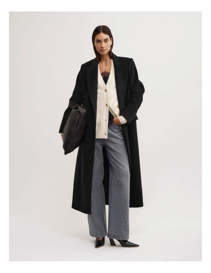 Oversized Cardigan in Vanilla image 4