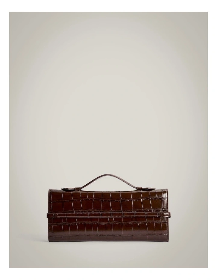 Gigi Top Handle Bag in Bitter Chocolate image 5