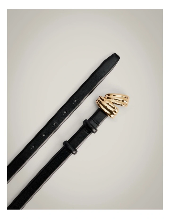 Milan Belt in Black image 4