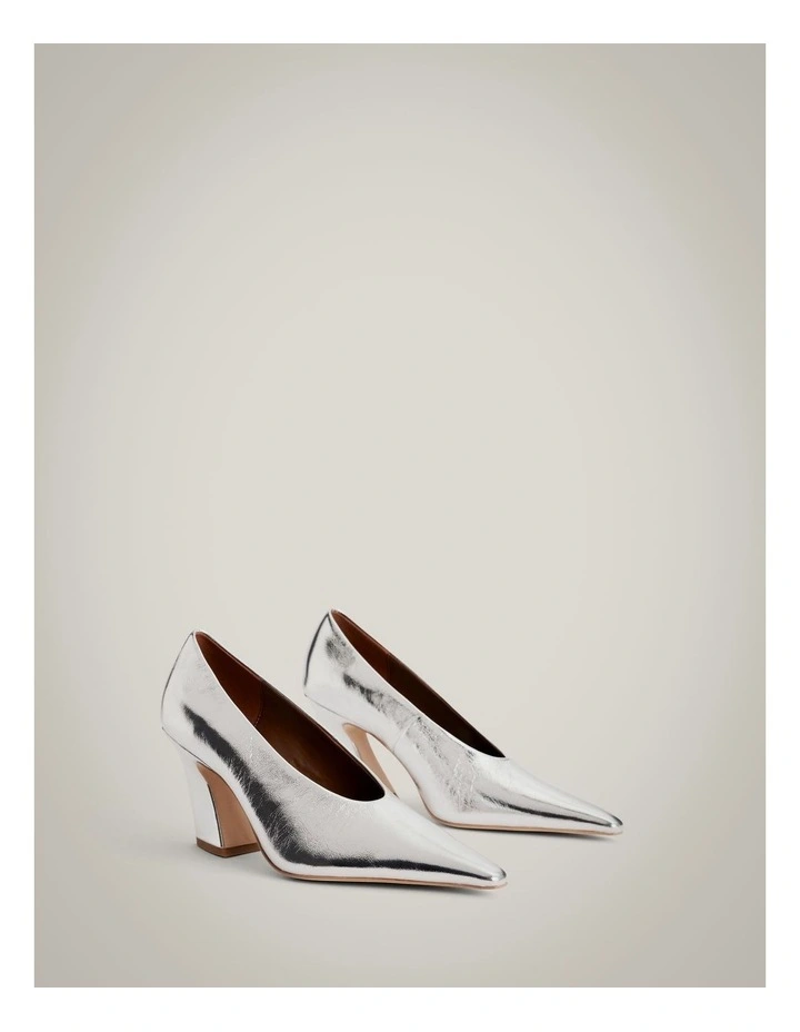 Avery Heels in Silver image 3