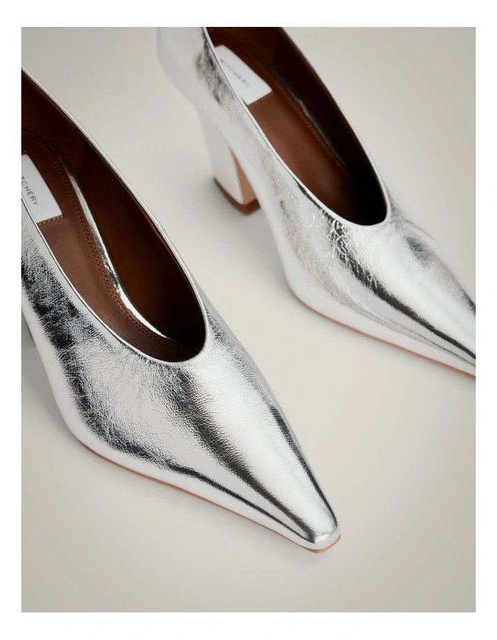 Avery Heels in Silver image 4