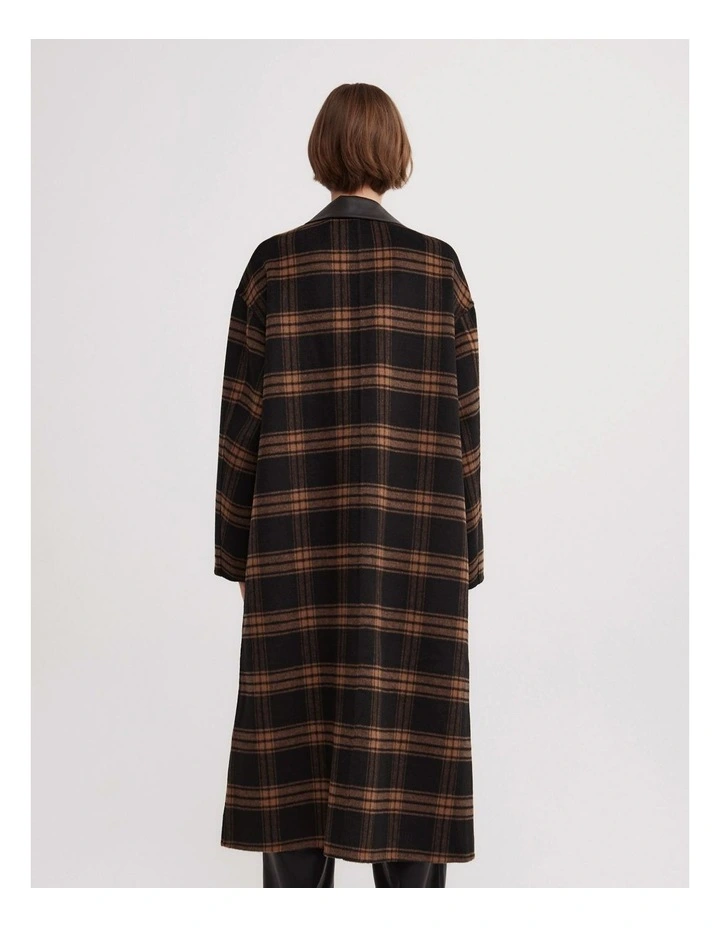 Check Coat in Check image 5