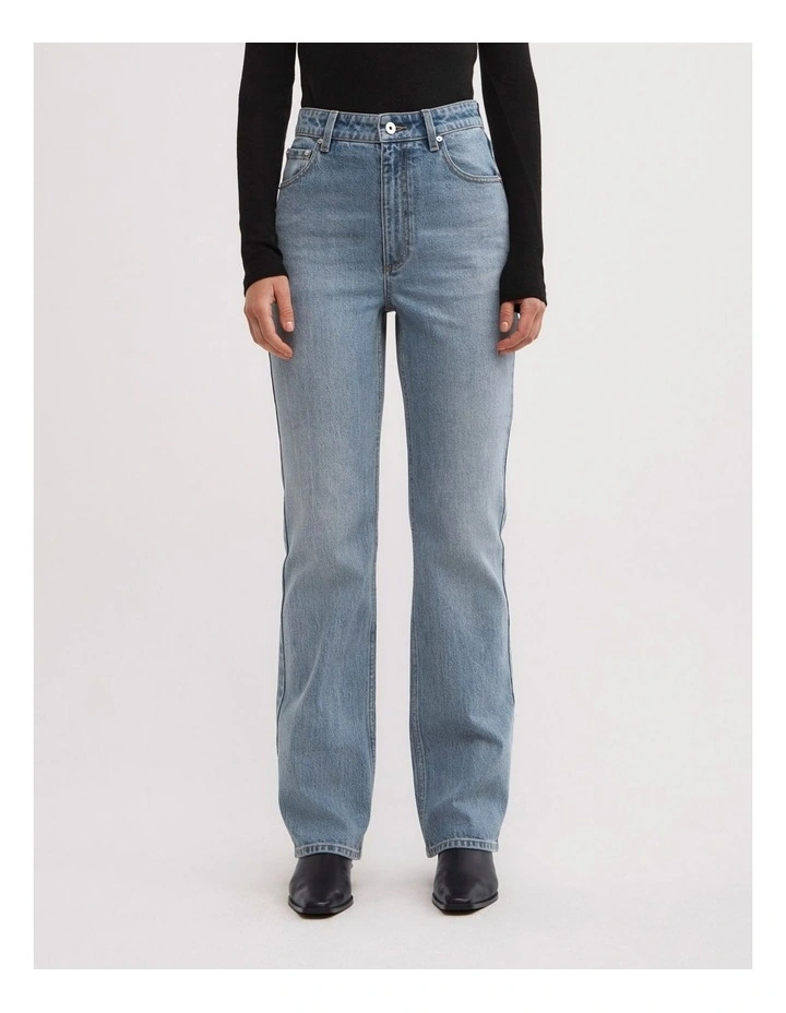 Slim Leg Jeans in Sky Blue Wash image 2