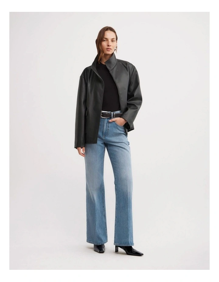 Baby Flare Jeans in Vintage Sky Wash image 1