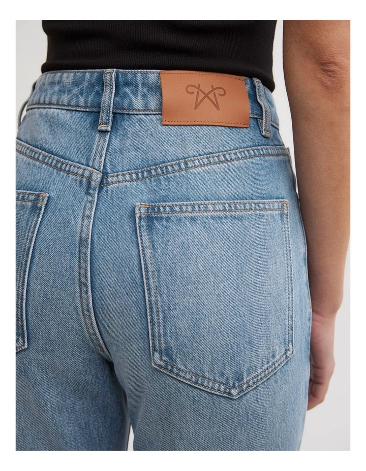 Baby Flare Jeans in Vintage Sky Wash image 4