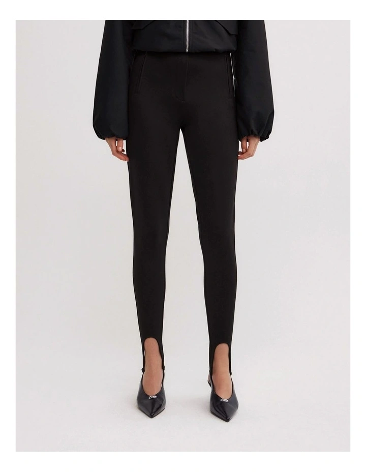 Stirrup Leggings in Black image 2