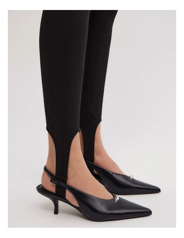 Stirrup Leggings in Black image 4