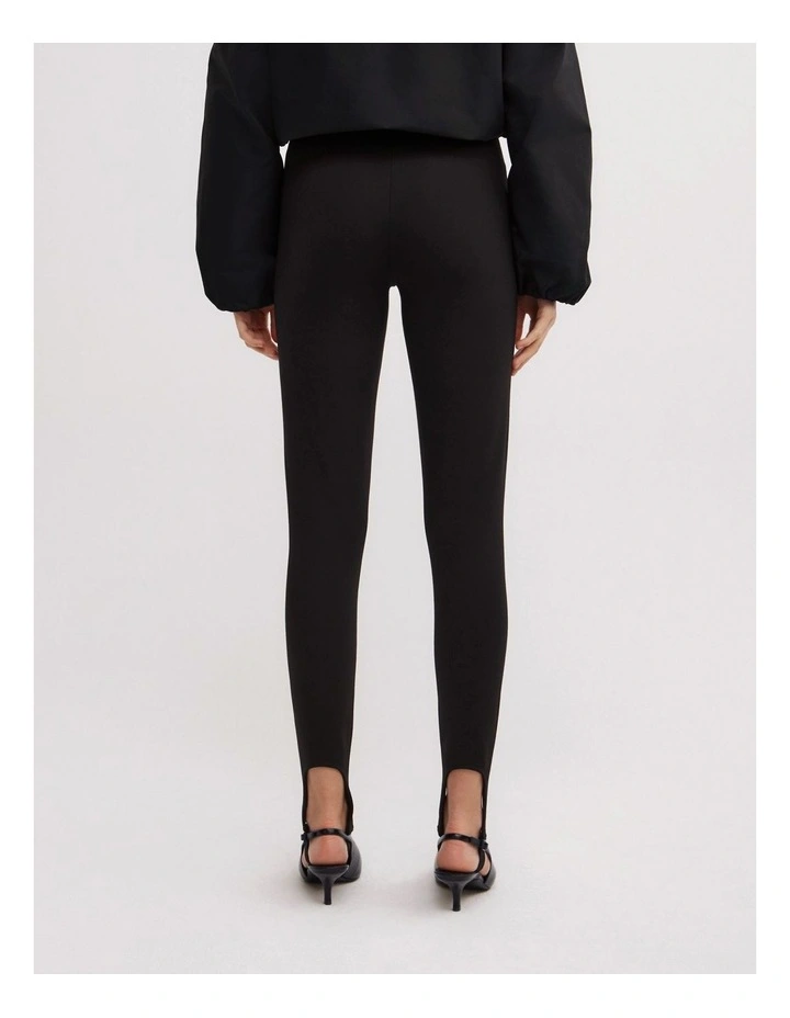 Stirrup Leggings in Black image 5