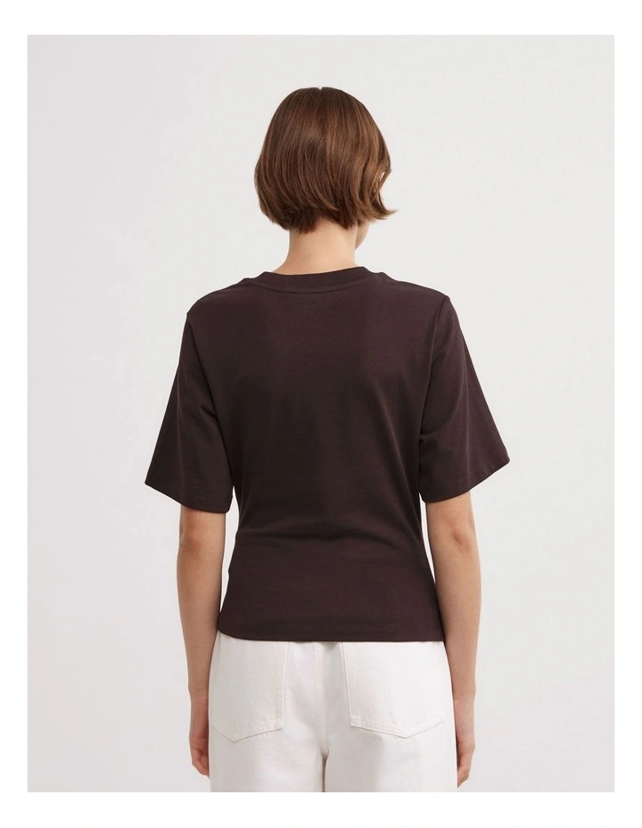 Wrap T-shirt in Espresso image 5