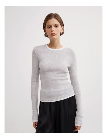 Light Grey Marle colour