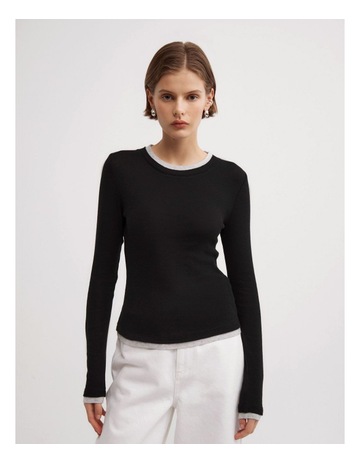 BLACK MULTI colour