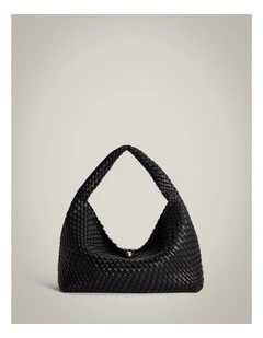Isla Weave Bag in Black
