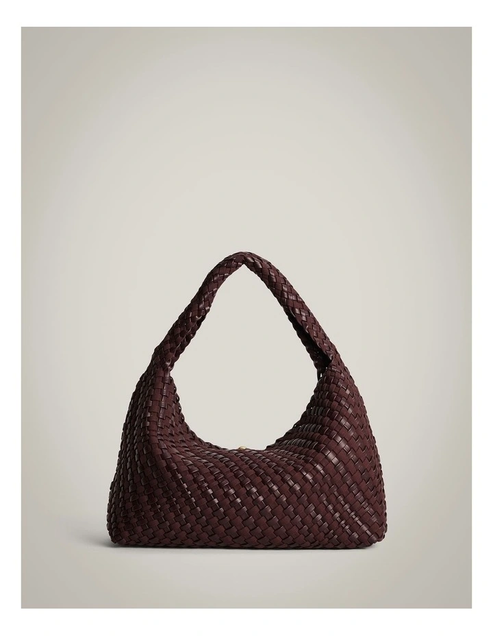 Isla Weave Bag in Fig image 5