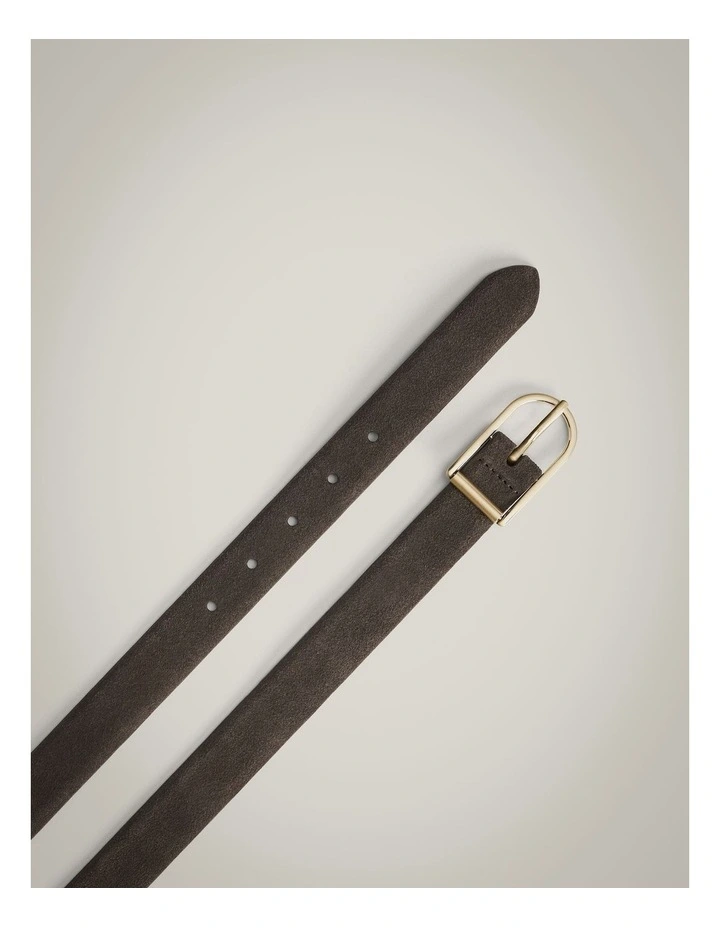 Iris Suede Belt in Espresso image 4