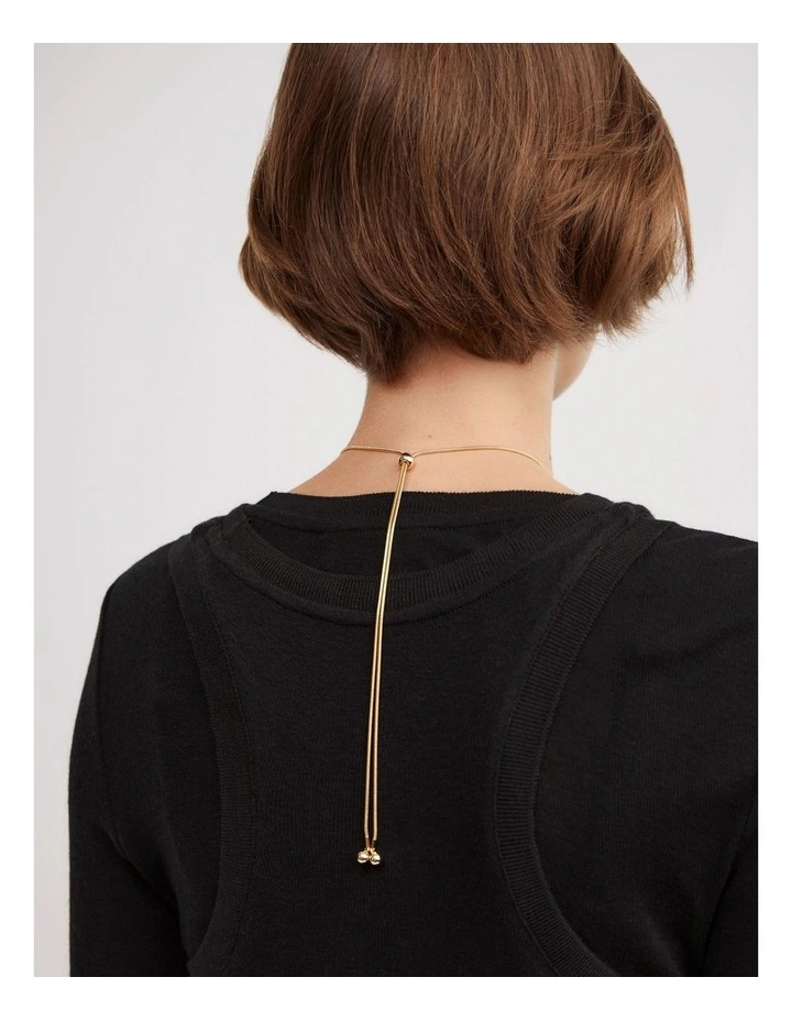 Stella Necklace in Gold image 7