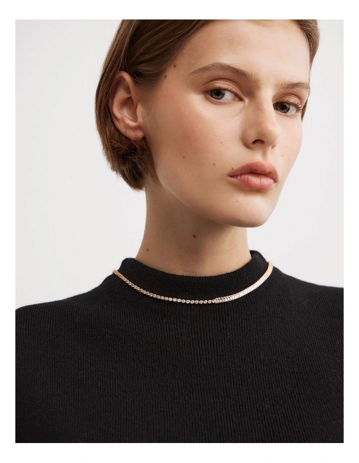 Tanya Necklace in Gold image 4