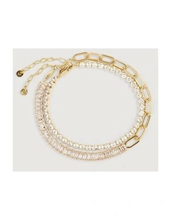 Tanya Bracelet Set in Gold