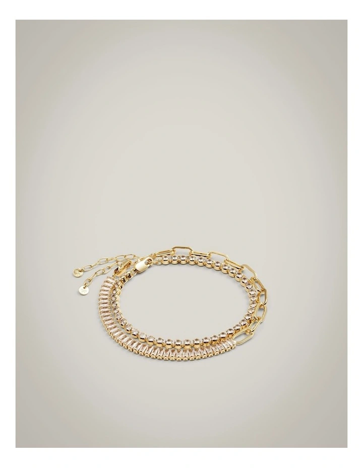Tanya Bracelet Set in Gold image 3