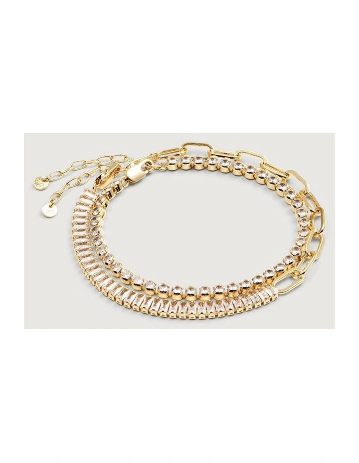 Tanya Bracelet Set in Gold image 3
