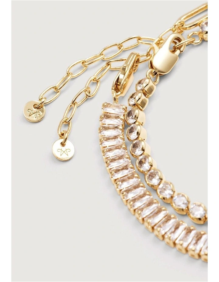 Tanya Bracelet Set in Gold image 5