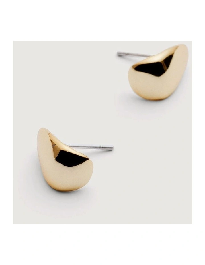 Hayley Huggie Earring Set in Gold image 4