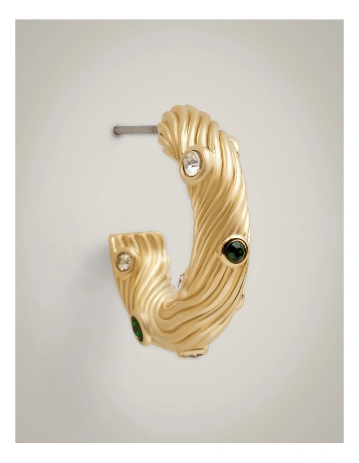 Rumi Hoop Earring in Gold image 3