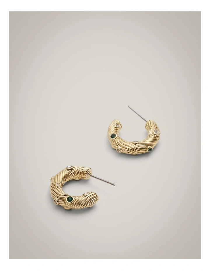 Rumi Hoop Earring in Gold image 4