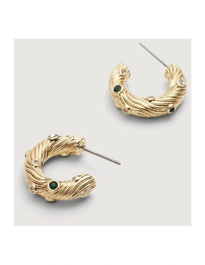 Rumi Hoop Earring in Gold image 4