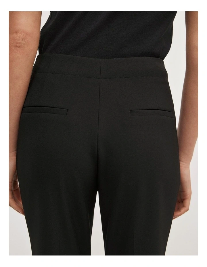 Slim Flare Pant in Black image 5