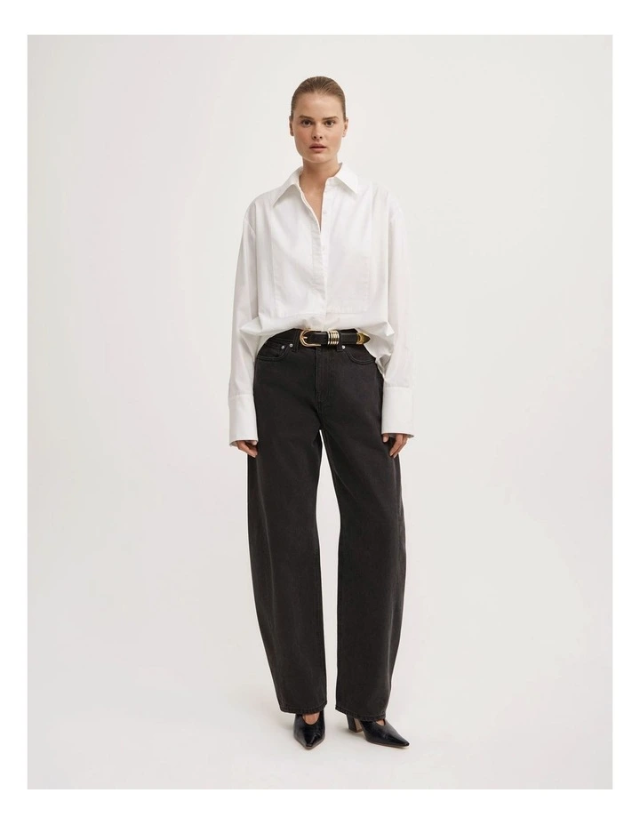 Tuxedo Shirt in Fresh White image 2