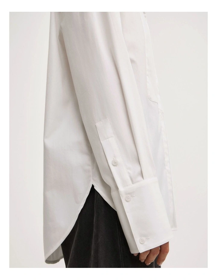 Tuxedo Shirt in Fresh White image 4