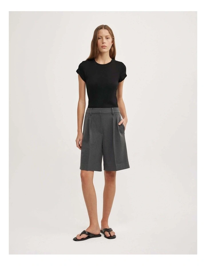 Bermuda Short in Charcoal image 3