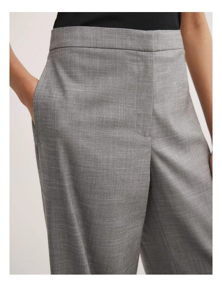 Flat Tailored Pant in Grey Cross Dye image 4
