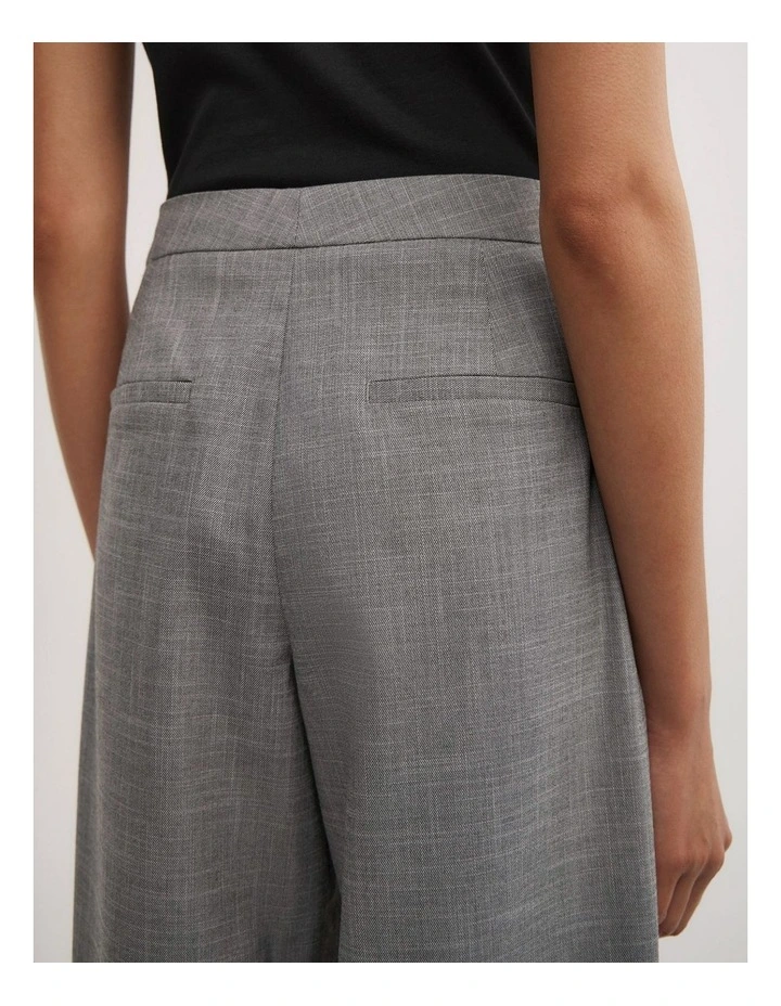Flat Tailored Pant in Grey Cross Dye image 5