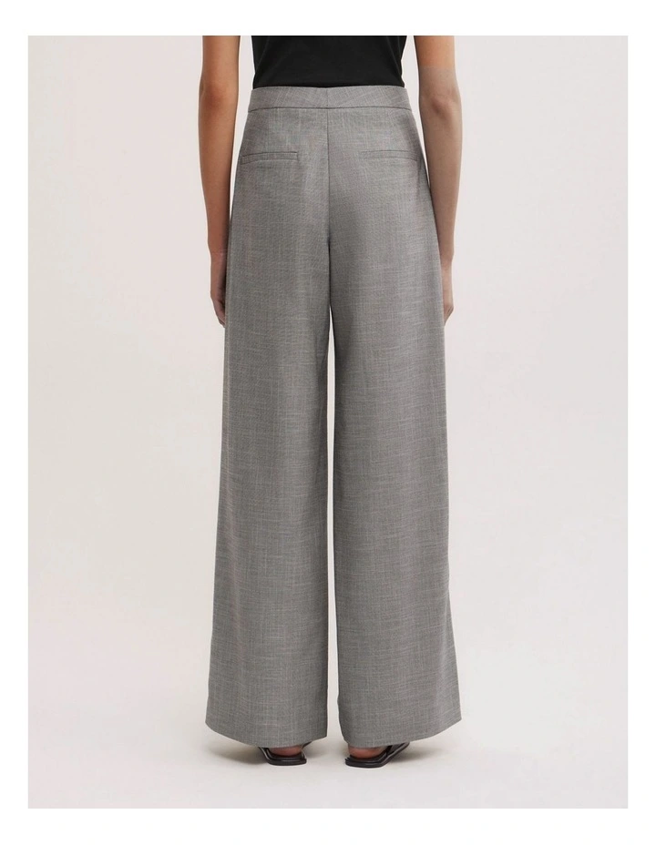 Flat Tailored Pant in Grey Cross Dye image 6