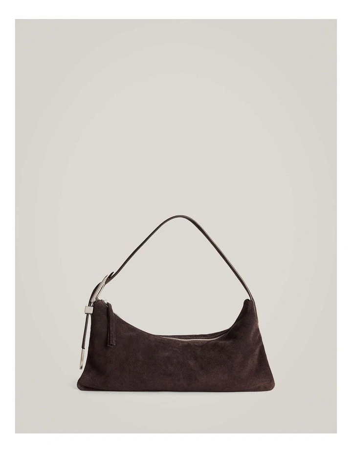 Nara Slouch Leather Bag in Bitter Chocolate image 1