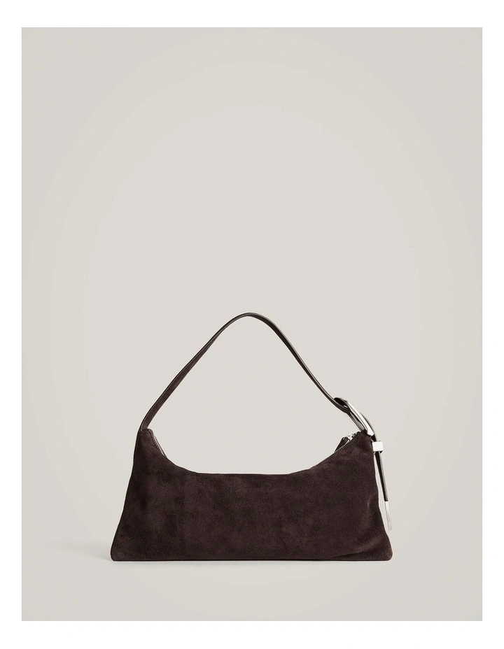 Nara Slouch Leather Bag in Bitter Chocolate image 5