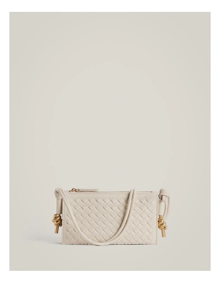 Ophelia Weave Bag in Chalk image 1